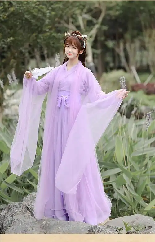 原创设计brangdy舒适优美汉服古装女汉服飘逸超仙套装日常改良仙侠装