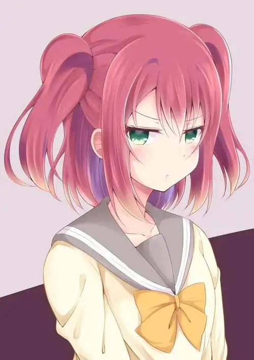 嘟着嘴的女孩太可爱了吧啊医疗兵快给我血包