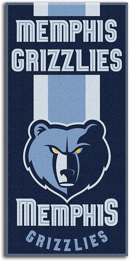 西北nba 孟菲斯灰熊沙滩巾,76.2 x 152.