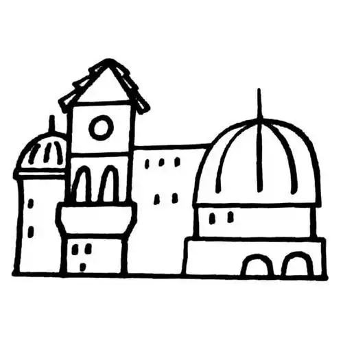 童话城堡建筑简笔画步骤图片大全儿童简笔画幼儿简笔画简笔画图片