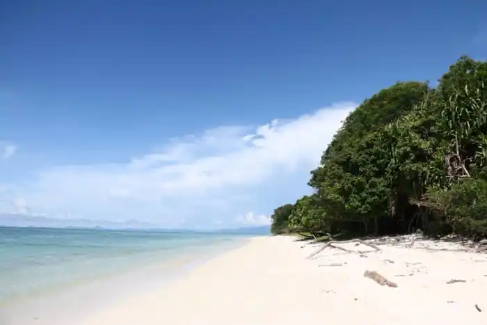 美人鱼岛的岸边干净吗?沙滩怎么样?