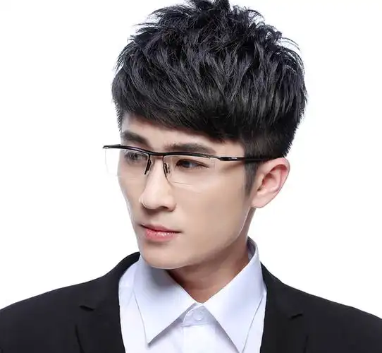 近视眼镜 眼镜架男 光学配近视眼镜框 运动款tr90眼睛框 时尚半框