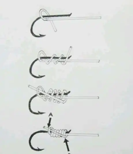 鱼钩的绑法图解大全