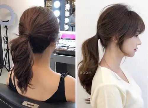 发型师传授不老气「韩系马尾绑法」,关键马尾高度让你稚嫩,不飘婶味!