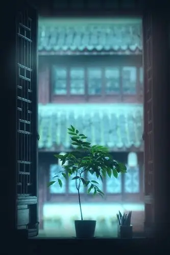 檐雨稍霏微,窗风正萧瑟.清宵一觉睡,可以销百疾.-----白居易