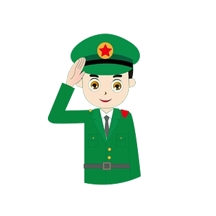 军人敬礼图片大全