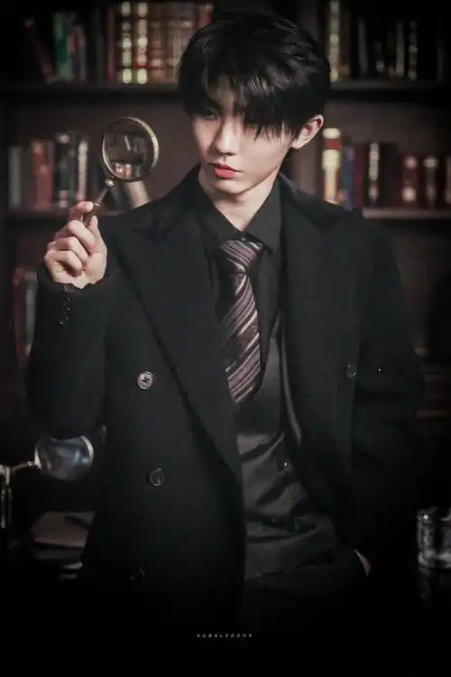 马嘉祺机场黑色大衣造型路透##马嘉祺黑色大衣机场路透