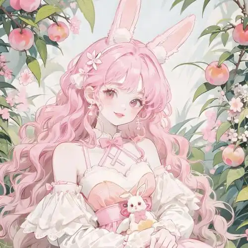 粉色系可爱动漫女头_侵权_网络_图片