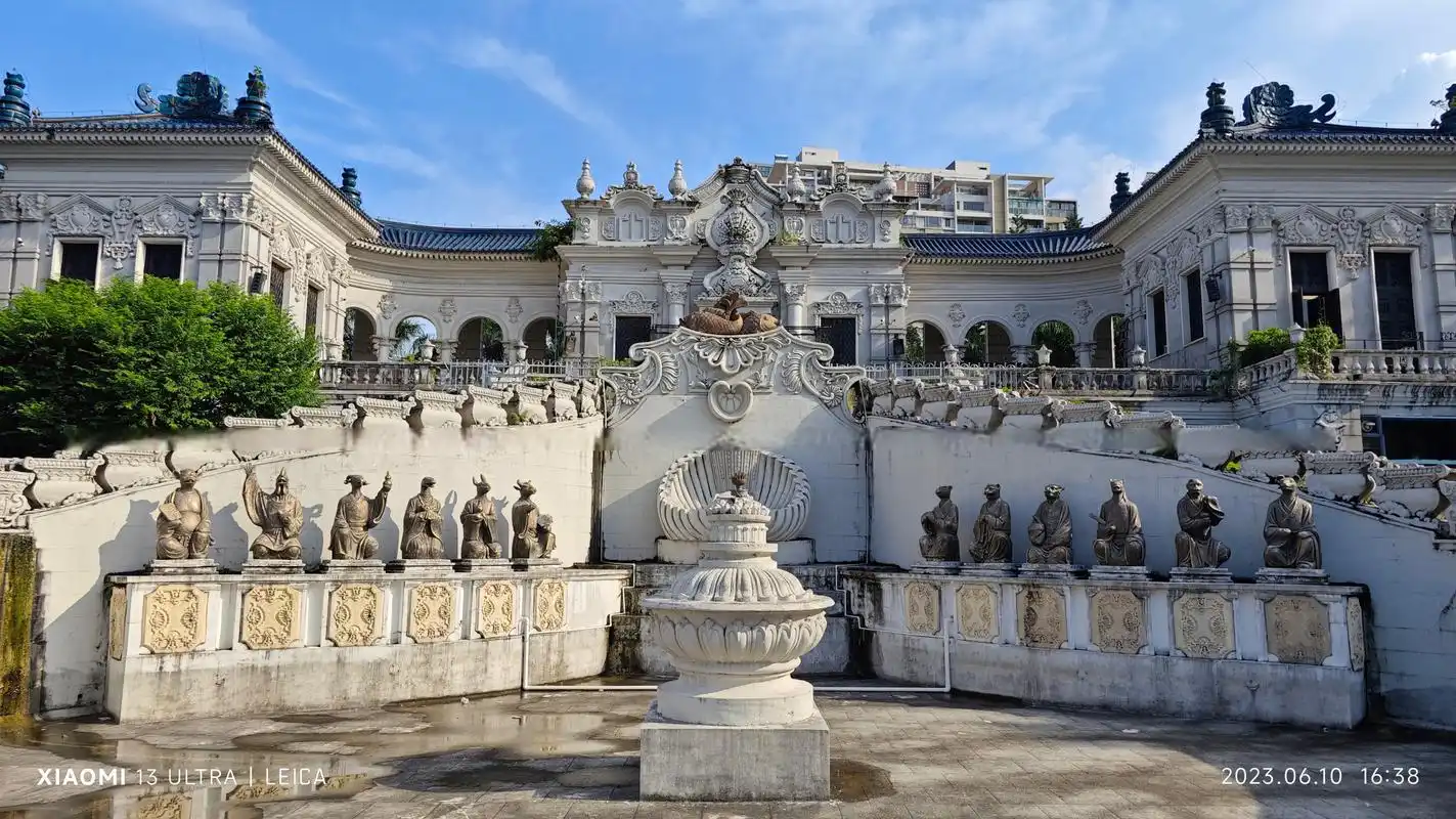 珠海,圆明新园  圆明园的大水法和远瀛观, 在珠海圆明新园得以复现