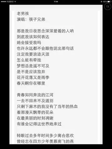 求歌曲老男孩歌词,的截图.
