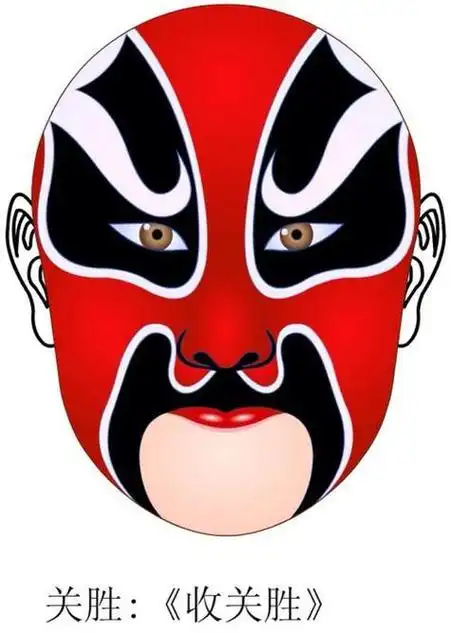 京剧脸谱简笔画图片 京剧脸谱图片(3)_布阁拉