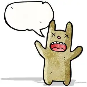 卡通死兔子照片