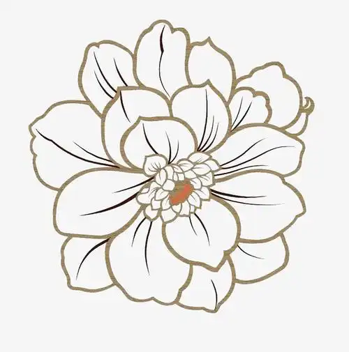 简笔画华丽元素