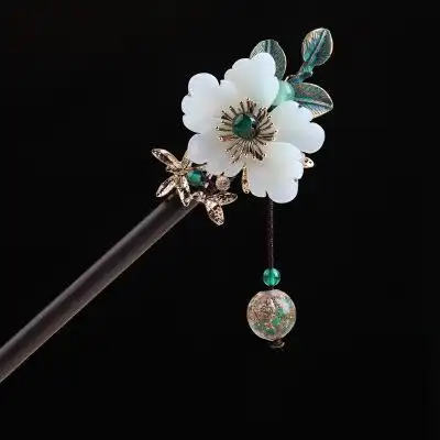 民族风簪子旗袍发饰复古汉服发簪盘发头饰古装步摇饰品江南发钗女