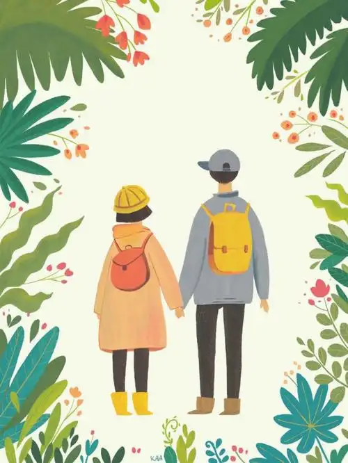 以日常为主题的绘本插画,描绘温馨的瞬间和生活小物,给人以暖暖的幸福