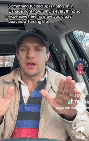 近日他回到多伦多探望父母,却被这里的物价"震惊"了,他感叹"加拿大人