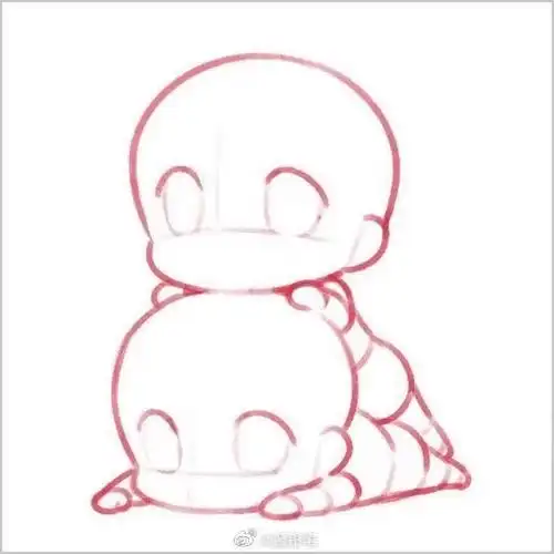 q版双人线稿姿势参考列表画手转需