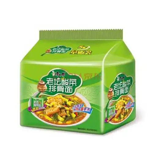 康师傅 方便面 (ksf) 经典系列 老坛酸菜排骨 119g*5袋