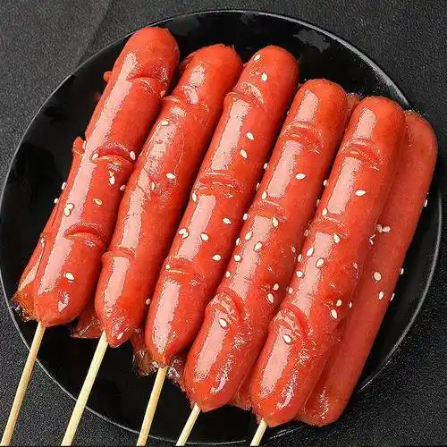 50根台湾风味烤肠1900g热狗肠香肠烤香肠火腿肠烤肠脆骨肠包邮