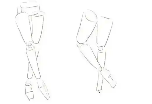 腿部结构先了解腿部和脚部的结构今天好学星绘就把最实用的画腿方法