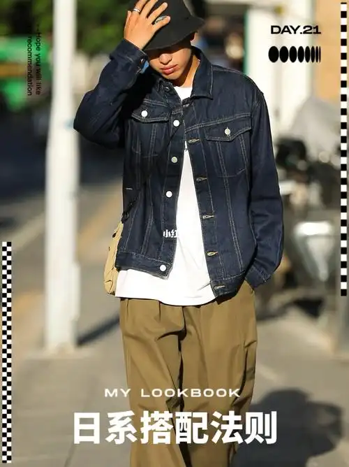 ootd秋天牛仔外套不可错过男生穿搭