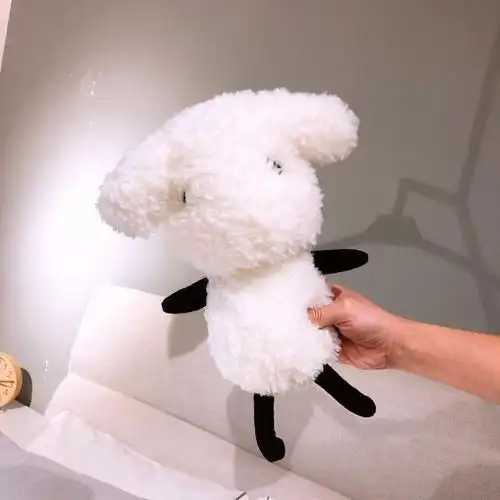 易烊千玺明星同款抱枕一只羊手绘风易只羊偶像毛绒玩偶公仔礼物 65