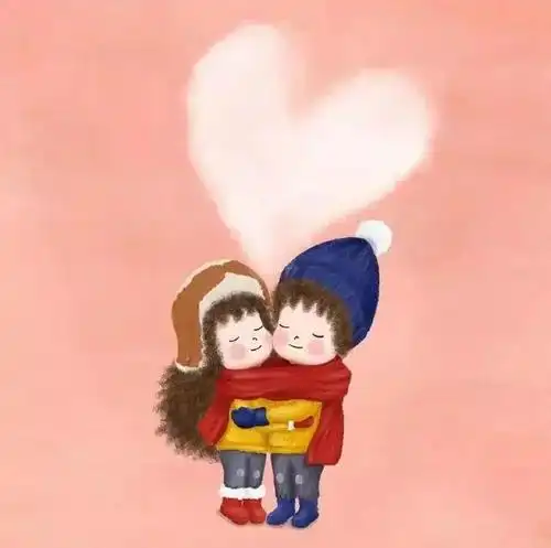 超甜卡通情侣头像一左一右动漫情侣头像一男一女