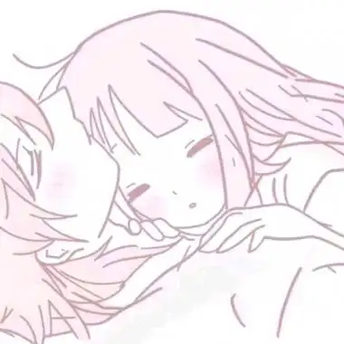 一对两张可爱粉色系二次元情头 特别可爱的情头粉色系