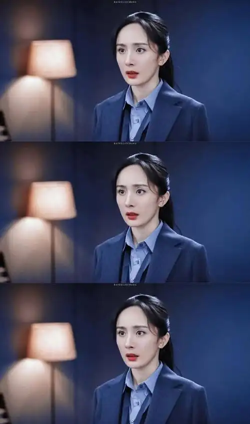 杨幂《暴风眼》壁纸已送达,大幂幂的安科长造型超a超飒