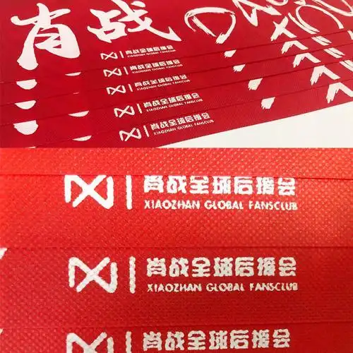 肖战应援手幅红色手幅全球粉丝后援会无纺布手幅横幅一件代发