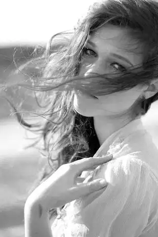 时尚个性黑白美女气质性感写真美女图片(一)