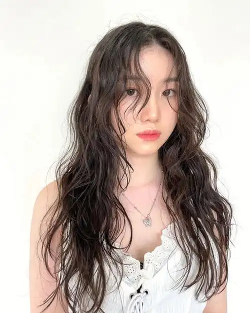 慵懒甜美风蛋卷头法式烫发羊毛卷烫发蛋卷头显白发色秋冬烫发◇发量少