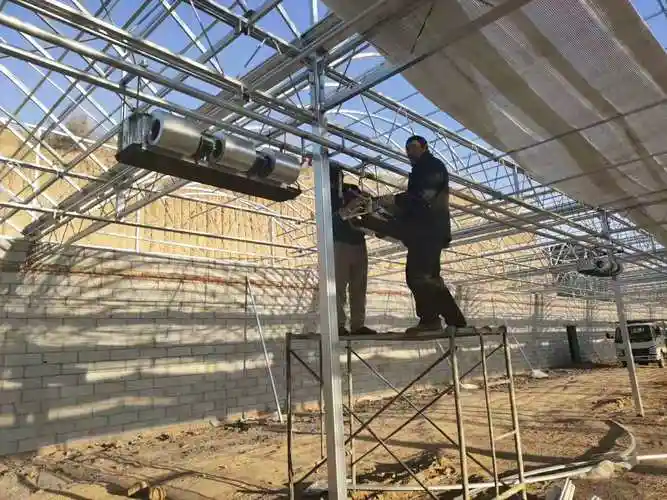 我们日常见到的大棚是怎样建起来的?温室建造的步骤分段!