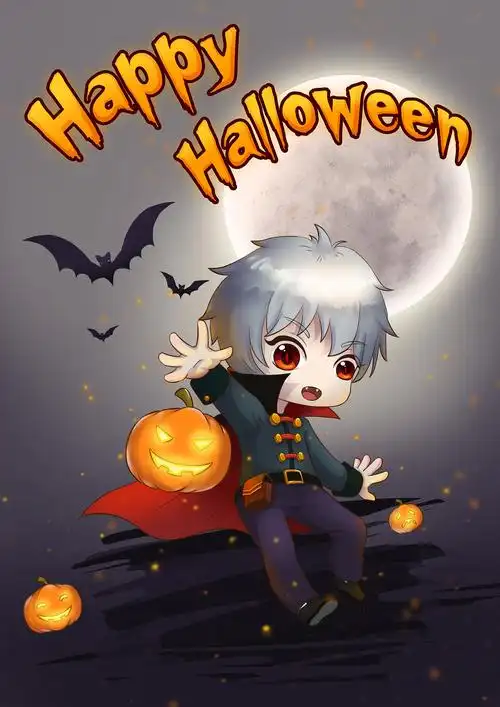 原创,一只q版吸血鬼