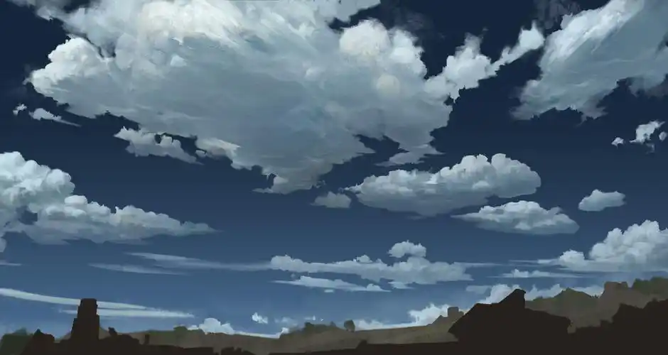 2017-2-9自然元素云的画法&天空范画