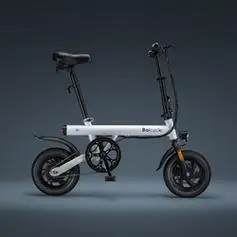 baicycles1电动自行车36v60ah锂电池白色