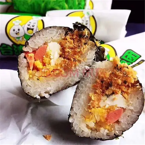 饭团即食10个整箱速食微波炉食品早餐紫菜包饭卷材料海苔寿司【图片