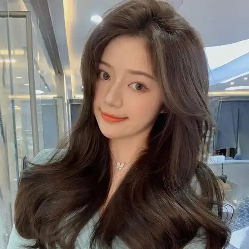 假发女长发夏仿真网红中分八字刘海长卷发大波浪显白自然全头套式