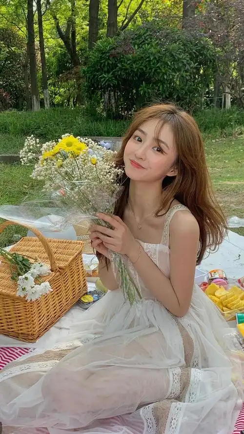 网络红人duebass网红小姐姐壁纸清纯元气少女