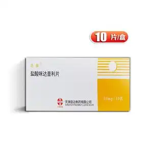 达爽 盐酸咪达普利片 10mg*10片/盒 df 原发性高血压 肾实质性病变