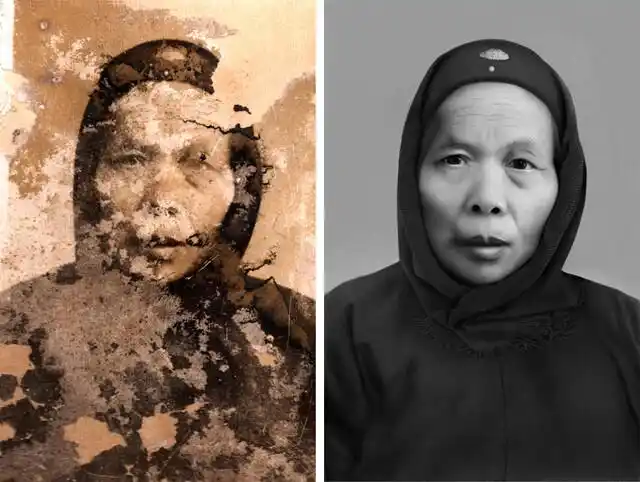 模糊破损照片修复