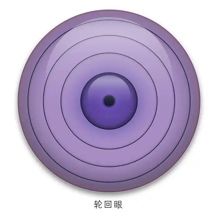 轮回眼的图片,只有眼珠,求!