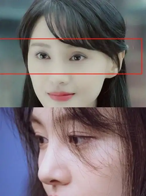 郑爽早期脸上满满胶原蛋白, 小圆脸,圆眼睛~ 整个人都充满了少女的