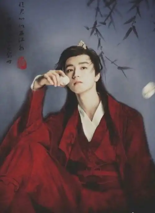 古装红衣美男肖战清绝出尘陈伟霆好像唐僧成毅王俊凯太惊艳