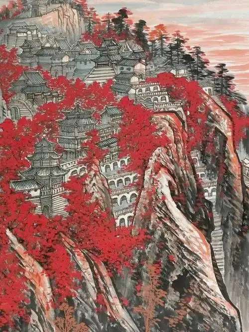 陕西画院院长苗重安1938画选