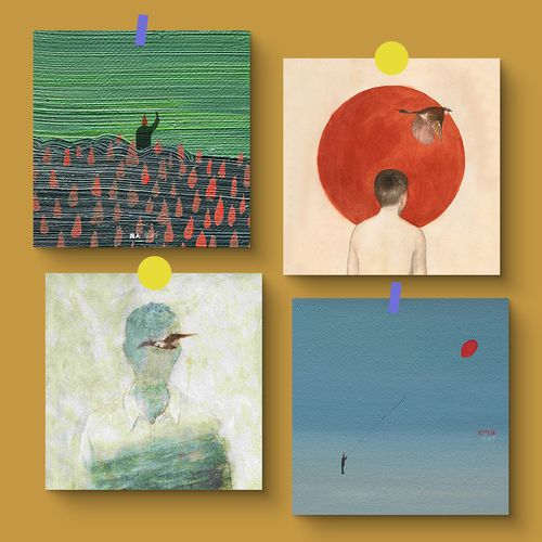 陈鸿宇专辑封面海报民谣歌手音乐人写真周边装饰画全套cd卡片墙贴