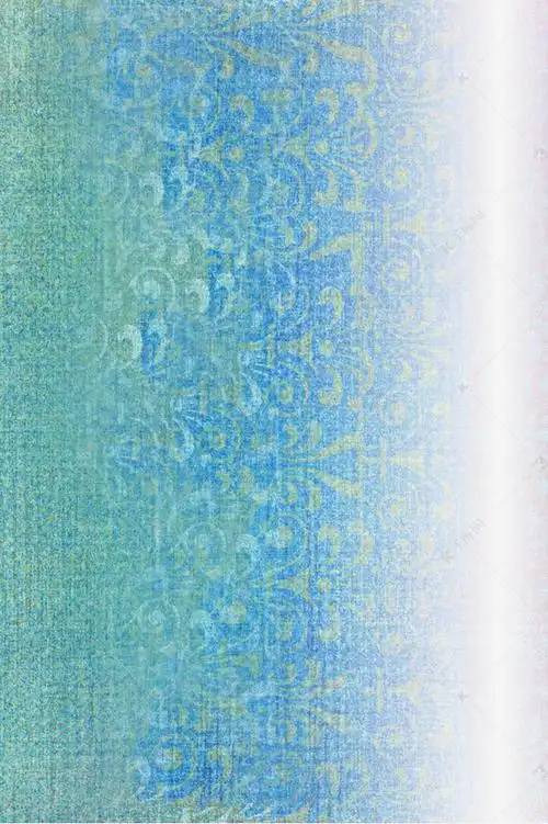 孔雀蓝花纹背景