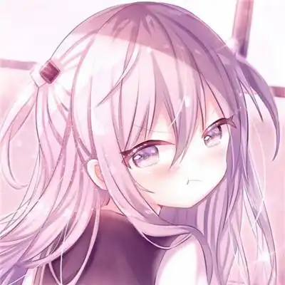 高清好看的可爱女头粉色系二次元图片_女生动漫头像_头像屋