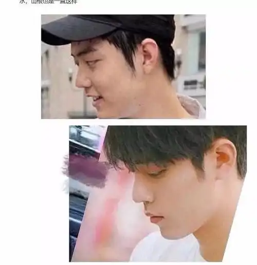 然鹅,今天有人爆出一张肖战的今昔对比图