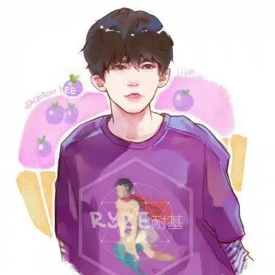 易烊千玺动漫头像帅气图片